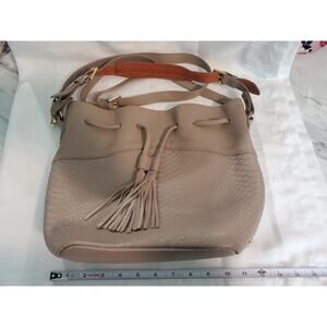 Gi-Gi  Shoulder crossbody BASCKET Bag Pithon Embossed Leather. A12